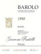 Barolo_Fr Giacosa_Bussia 1998